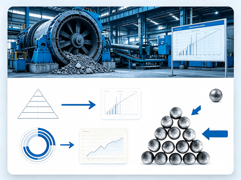 Correct use of ball mill for different specifications grinding balls
